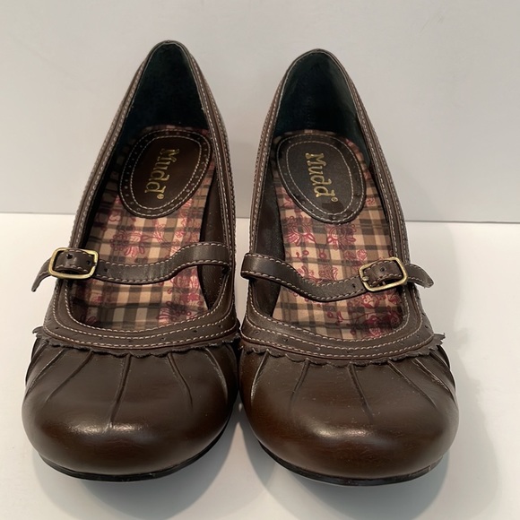 Mudd Shoes Mudd Gretchen Style Mary Jane Pinup Classic Dark Brown